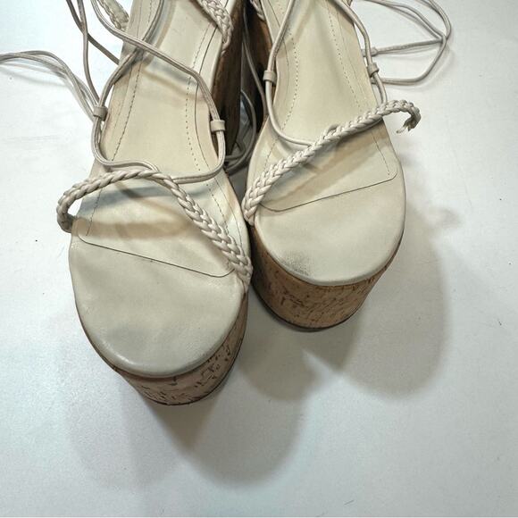 Schutz Maxima Cutout Platform  clogs sandals lace up Size 7,5 - Picture 8 of 8